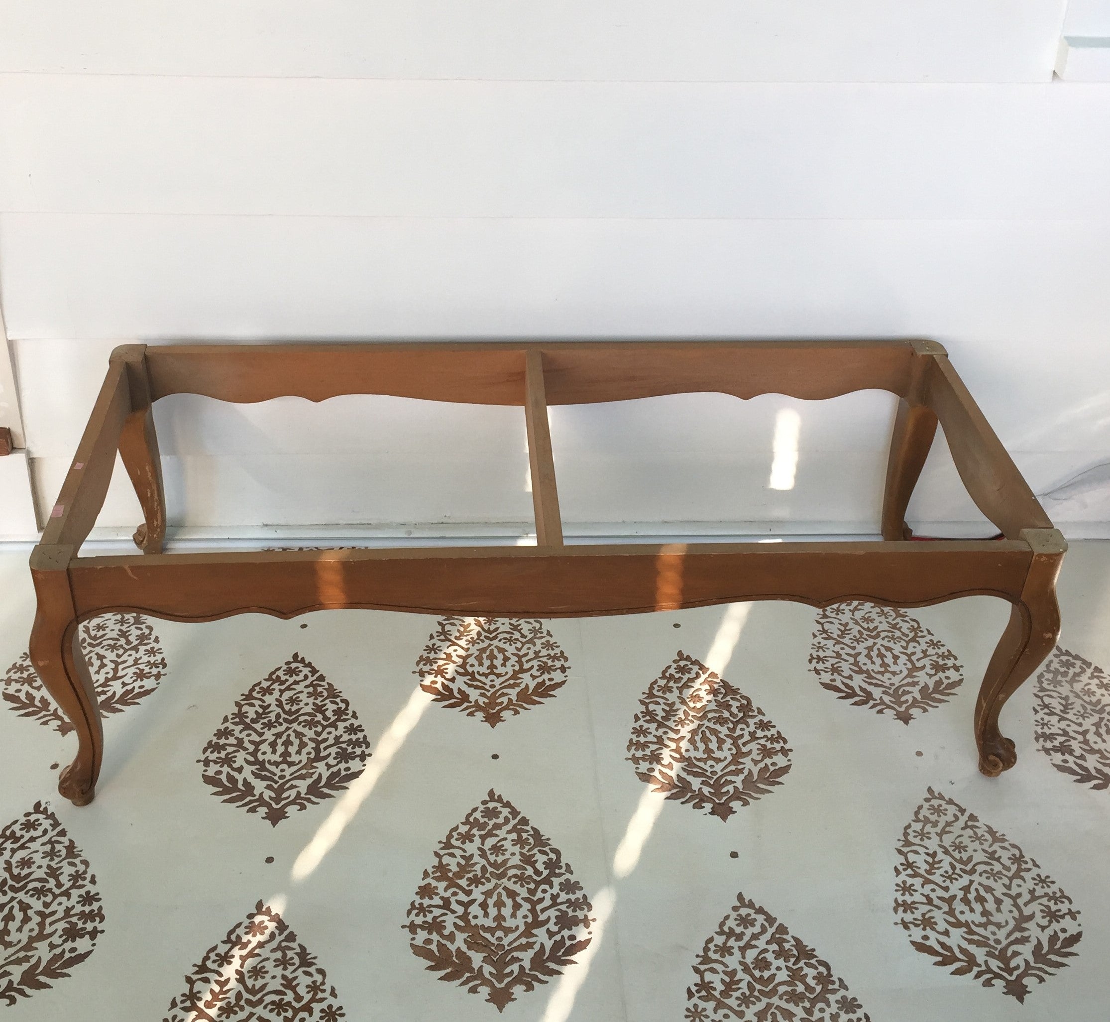 Vintage French Country Bench